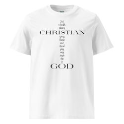 Christian Giving Glory to God Unisex organic cotton t-shirt