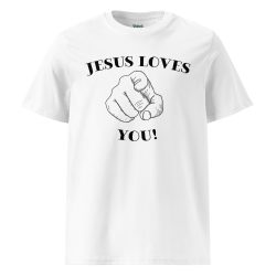 Jesus Loves You Unisex Organic Cotton T-shirt