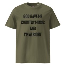 God Gave Me Country Unisex Organic Cotton T-shirt