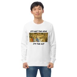 Christ Rides to Jerusalem Unisex Organic Sweatshirt