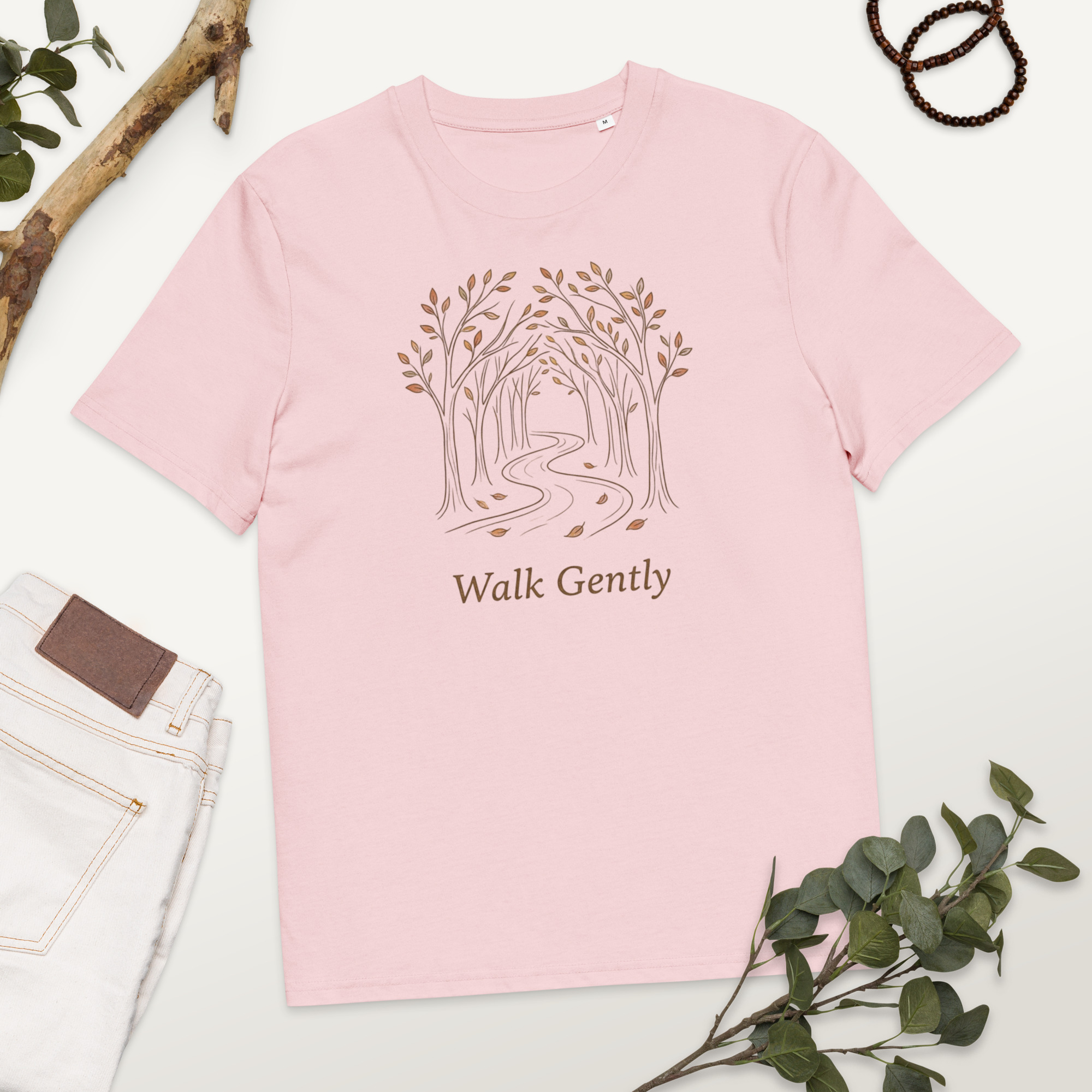 Walk Gently T-Shirt - Humility in Christian Life Tee - Image 7