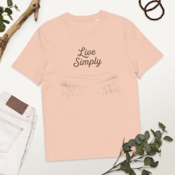 Live Simply T-Shirt - Minimalist Christian Life Tee