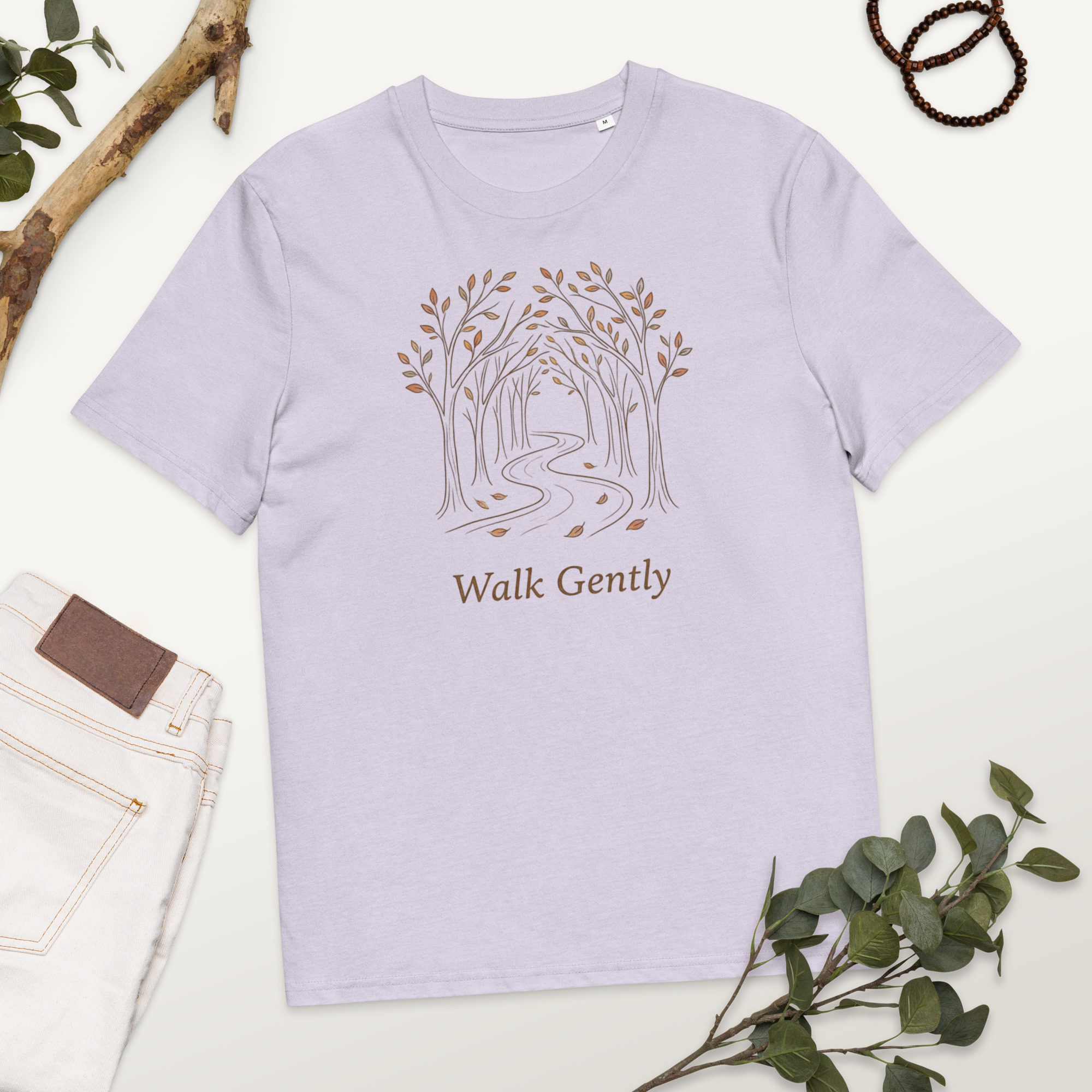 Walk Gently T-Shirt - Humility in Christian Life Tee - Image 8