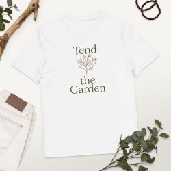 Tend the Garden T-Shirt – Christian Stewardship Tee, Minimal Faith Apparel