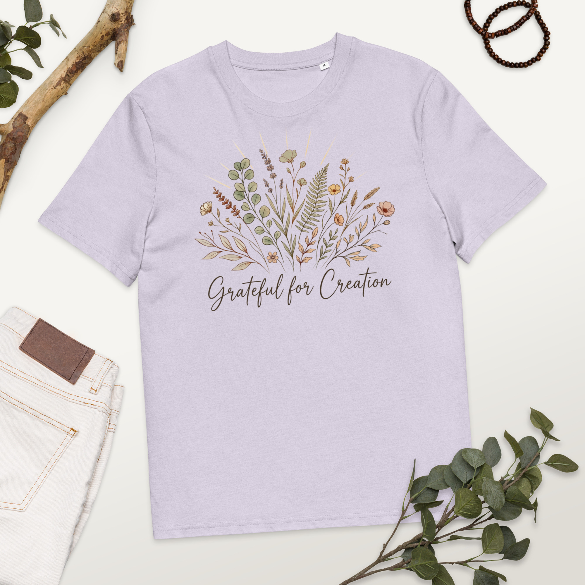 Grateful for Creation - Creation Care Faith T-Shirt - Image 6